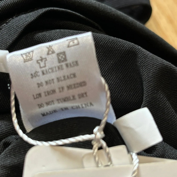 Fisdy Black Rhinestone Glitter Bedazzled Corset Mesh Mini Dress Homecoming/Party - Picture 4 of 7